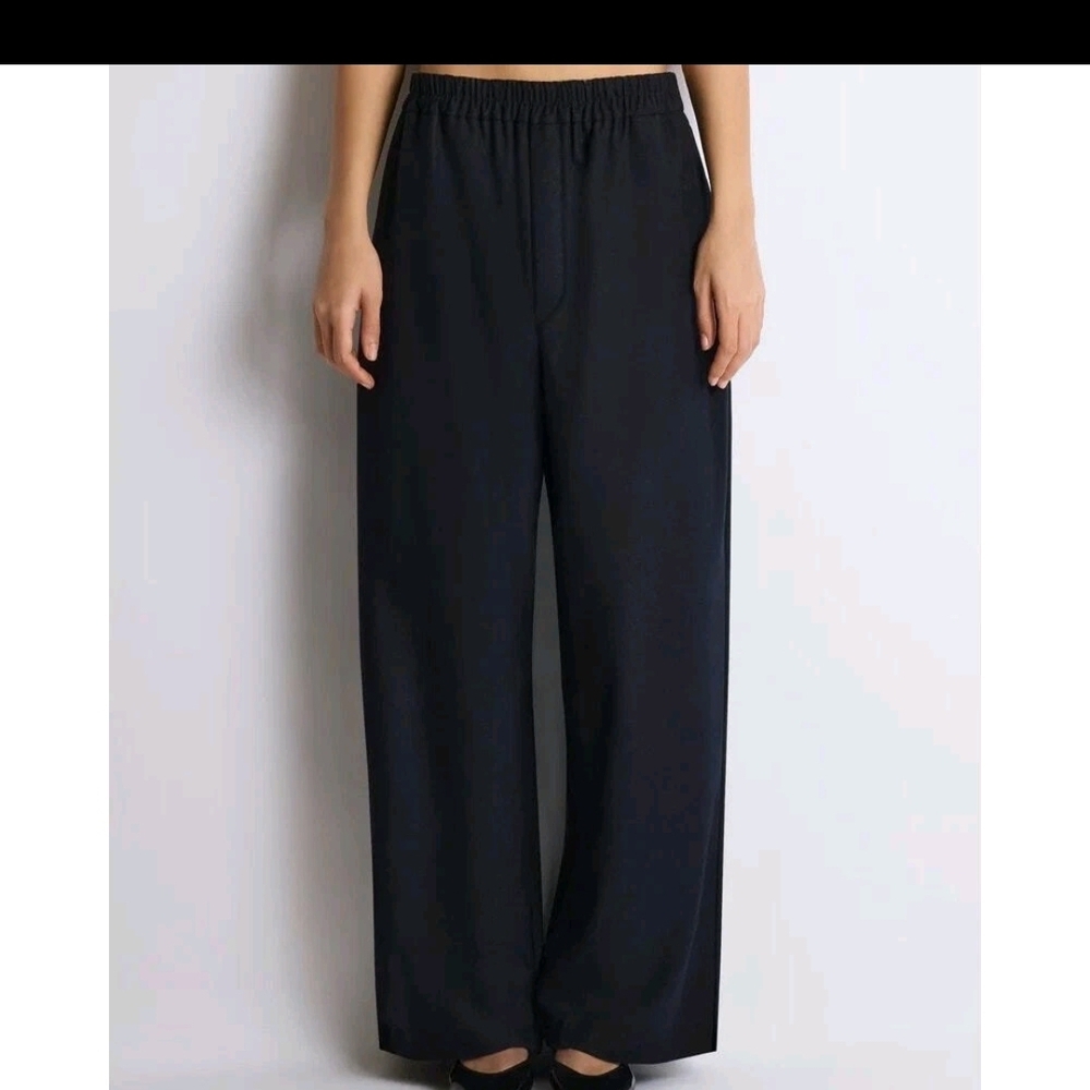 Roucha Prin Pant Navy